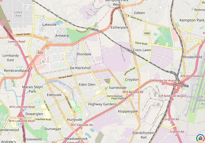 Map location of Sebenza